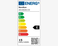 Plafond Oja Krom/Hvid Ø.30 cm