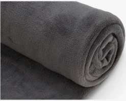 Plaid Fleece Grå 125x150 cm