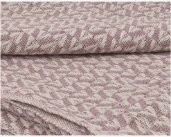 Plaid Med Mønster Rosa 160x125