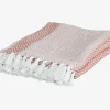 Plaid Throws Agatha Old Rose