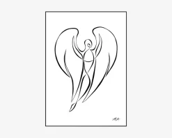 Plakat 50 x 70 cm Engel