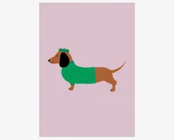 Plakat Dachshund A5