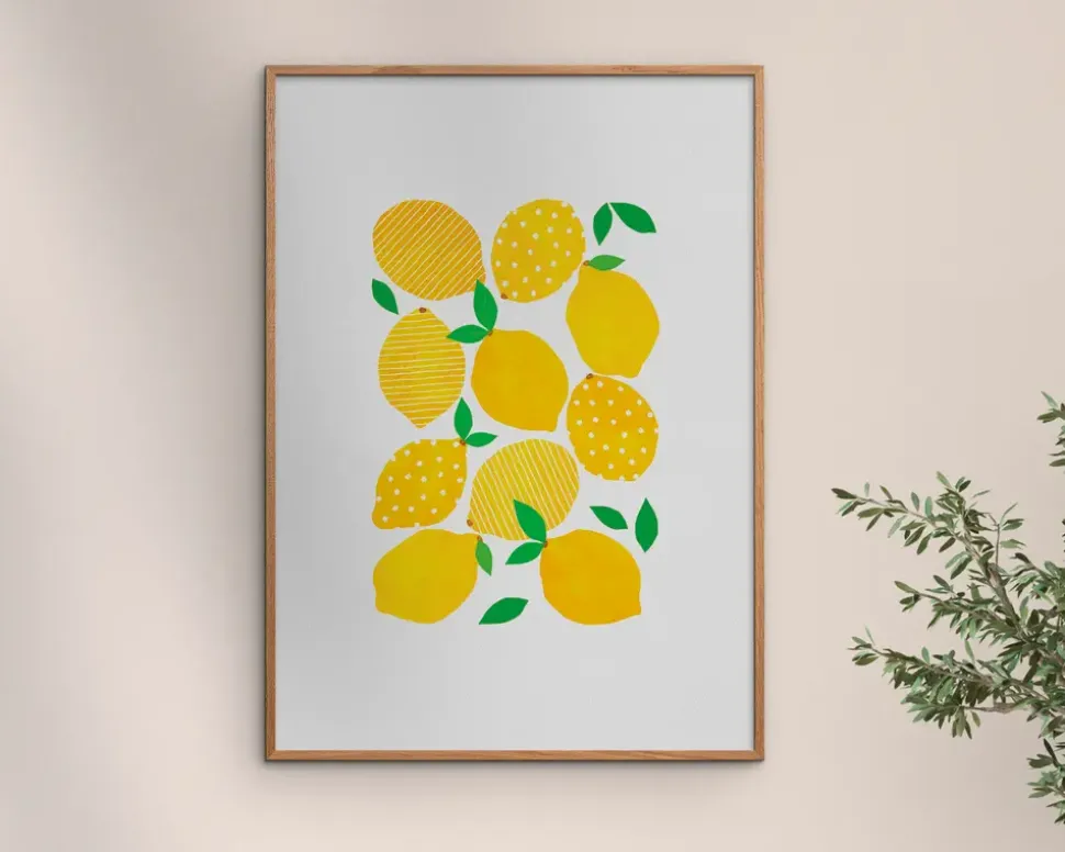 Plakat Lemon Crowd A5