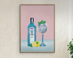 Plakat Petra Lizde Gin Cocktail 30x40 cm