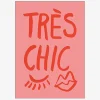 Plakat Traus Chic Pink