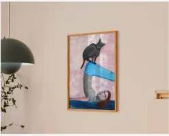 Plakat Yoga With My Cat