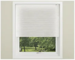 PlisseG. London Hvid 130x130 cm