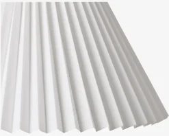 Plisseskærm Hvid 15 cm