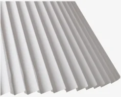 Plisseskærm Hvid 30 cm