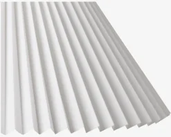 Plisseskærm Hvid 23 cm