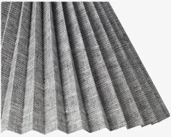 Plisseskærm Sort Nistret 11 cm