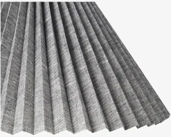 Plisseskærm Sort Nistret 25 cm