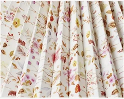 Plisséskærm Blomster Rød 23 cm