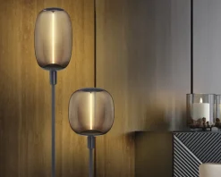 Pære Vintage oval røgfarvet E27 H.23,7 cm