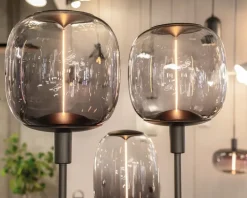 Pære Vintage oval røgfarvet E27 H.23,7 cm