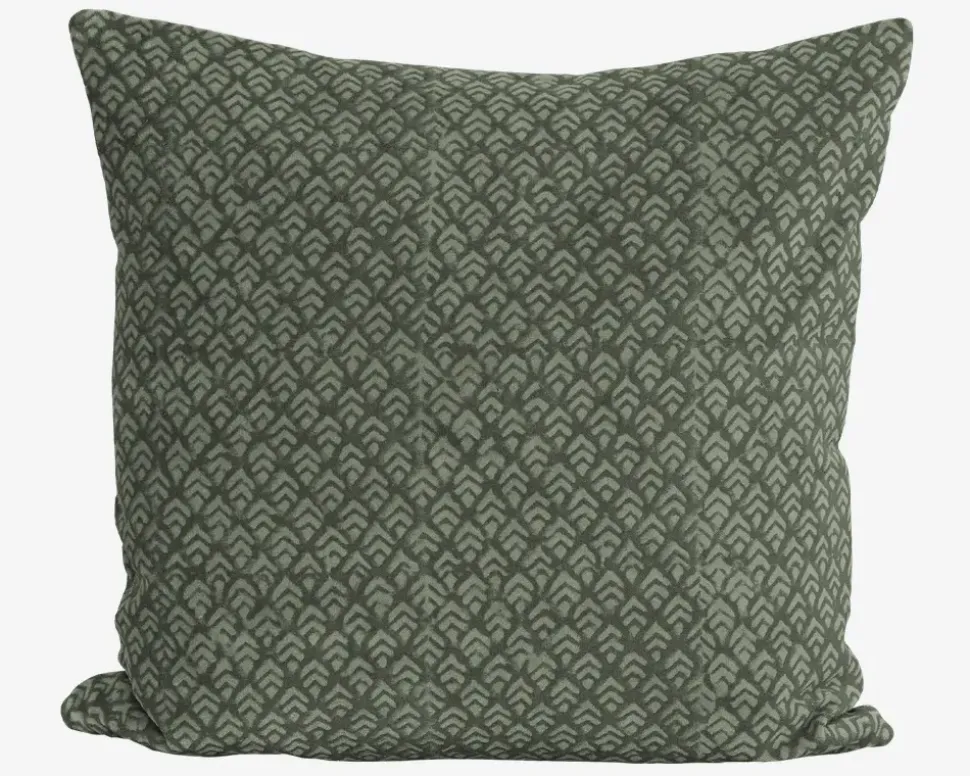 Pude Velour/Bomuld Grøn