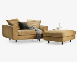 Puf Motive gul fløjl