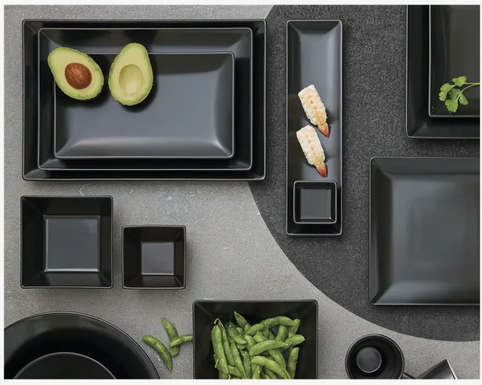 Quadro Skål 17,5x17,5 cm Sort