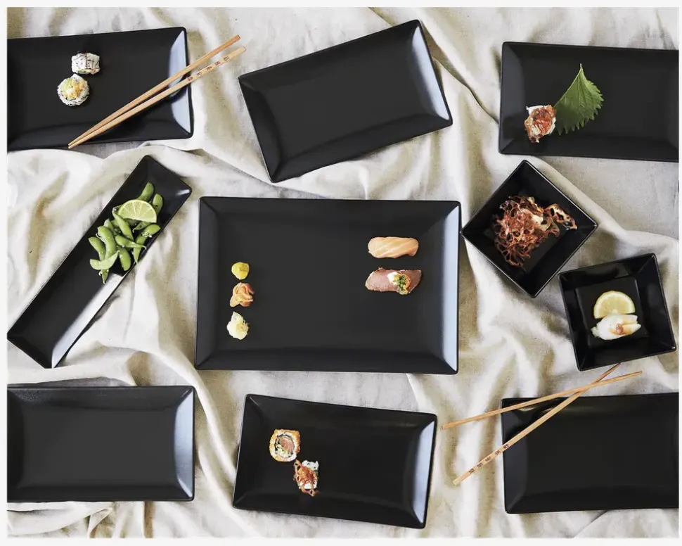 Quadro Skål 17,5x17,5 cm Sort