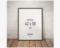 Ramme Røget Eg Slim 42 x 59,4 cm