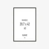 Ramme Røget Eg Slim 29,7 x 42 cm