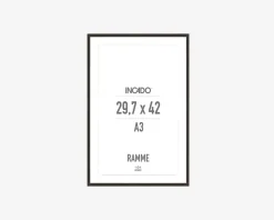 Ramme Røget Eg Slim 29,7 x 42 cm