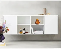 Reol Mistral 4 Sekt. m/2 Døre Hvid