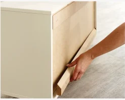 Reol Mistral 5 sekt. m/4 Døre Eg