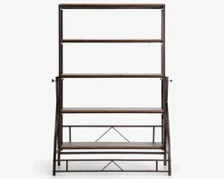 Reol spisebord i antik farvet kunstfiner