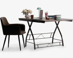 Reol spisebord i antik farvet kunstfiner