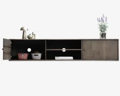 Reolopstilling Tv-sektion røget eg