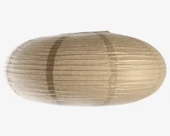 Rispapirlampe beige Ø.50 cm