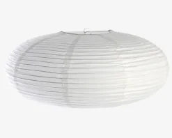 Rispapirlampe hvid Ø.50 cm
