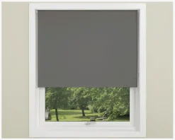 Rullegardin MørkL. Uni 120x175 cm Grå