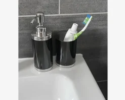 Sæbedispenser Sort 19 cm