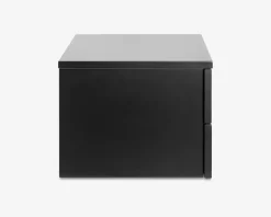 Sengebord Avignon med 2 skuffer Sort