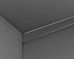 Sengebord Avignon med 2 skuffer Sort