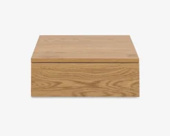 Sengebord Avignon med 1 skuffe vild eg kunstfiner