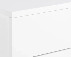 Sengebord Avignon med 2 skuffer hvid