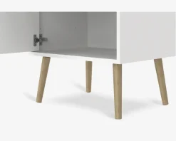 Sengebord Bodo i hvid