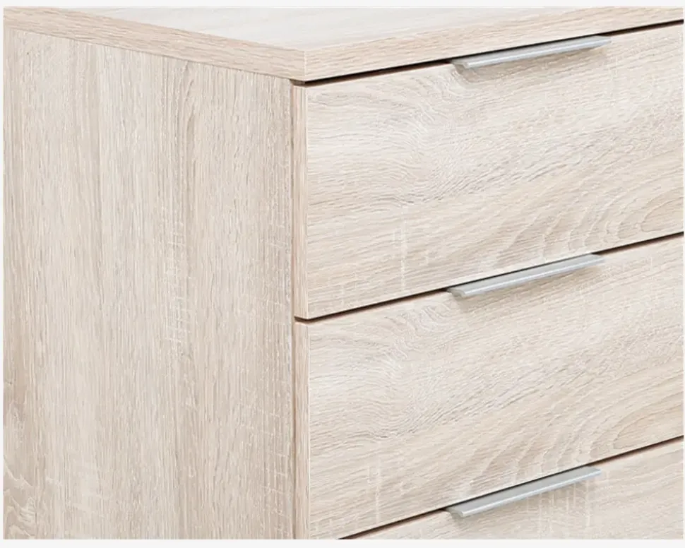 Sengebord m. 3 skuffer