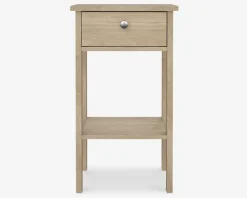 Sengebord Madrid eg med 1 skuffe