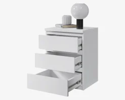 Sengebord Olli med 3 skuffer