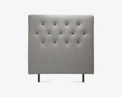 Sengegavl i beige B. 144 cm