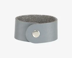 Servietring 6pk Læder Grå