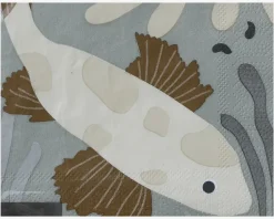 Servietter fish 33x33 cm
