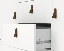 Skænk Madrid hvid med 3 skuffer