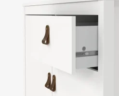 Skænk Madrid hvid med 1 skuffe