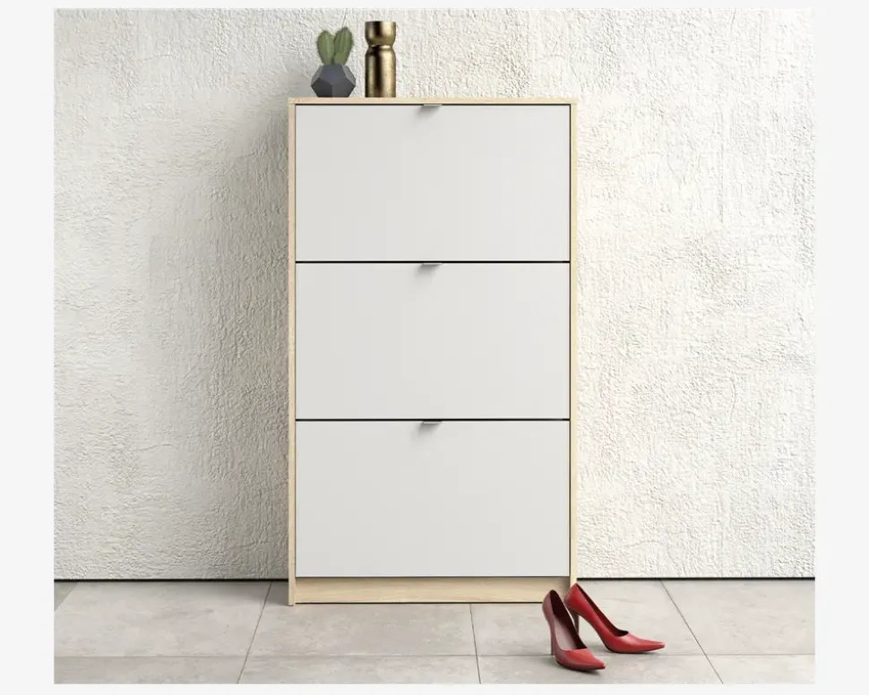 Skoskab Shoes m. 3 låger