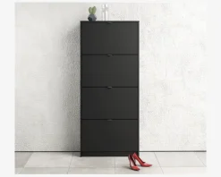 Skoskab Shoes m. 4 låger